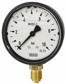 Manometro ABS Ø 63mm scala 0:10