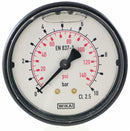 Manometro ABS Ø 63mm scala 0:25 filetto posteriore M1/4"