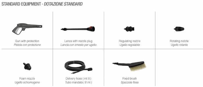 Idropulitrice Mercury RS 1300 Extra 500 L/h