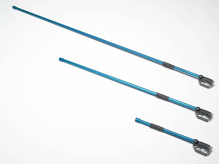 Asta telescopica per abbacchiatore pneumatico estensibile da 145 a 225 cm