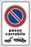 Cartello segnaletica privata  30x20 confezione da 4 pezzi