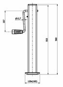 Servotimone con manovella laterale Simol dg590