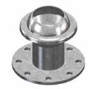 Semigiunto sferico maschio Ø 120 con flangia DN125