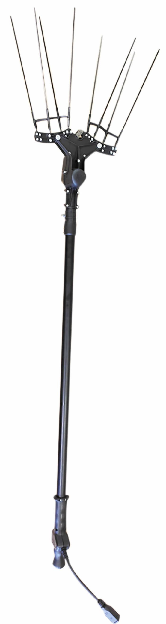 Abbacchiatore elettrico a batteria Olea XL da 12V asta telescopica 2,1-3,35m