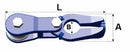 Gancio fune-catena con puleggia G100 per catena Ø 7/8mm
