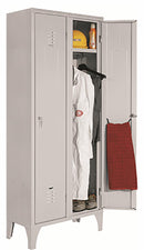 Armadio spogliatoio 2 ante 70x35x180cm