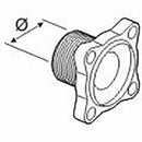 Flangia tipo M 3/4" M confezione da 3 pezzi