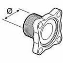Flangia tipo F filettatura M 3/4"per valvola 463 adattabile ad Arag riferimento 463000.130 confezione da 2 pezzi
