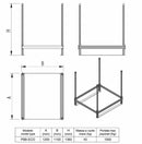 Porta big bag 1000lt