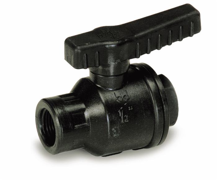 Valvola sfera con attacchi 1/2" confezione da 2 pezzi