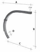Molla chisel bilama 55x20mm - 55x20mm