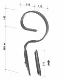 Molla flex Jackpot con vomere 32x12mm
