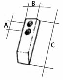 Vomerino per ancora dissodatore da 130 CP2800-CP2806