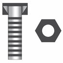 Bullone M14x40 con nasello confezione da 25 pezzi