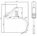 Supporto molleggiato per erpice pesante con ancora 40x30