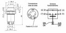 Interruttore Pneutron da 12Vcon temperatura d'esercizio -40°C/+60°C