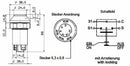 Pulsante Pneutron 12V faro lavoro