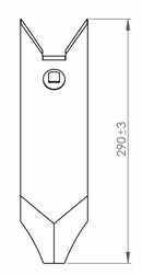 Punta per ancora 60x25 adattabile Deltaflex