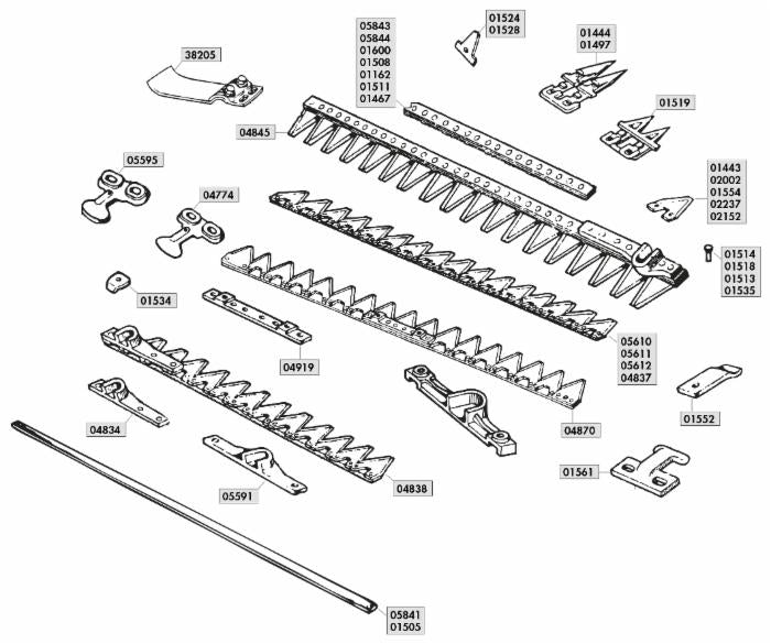 Testa lama laterale adattabile Sep 203317