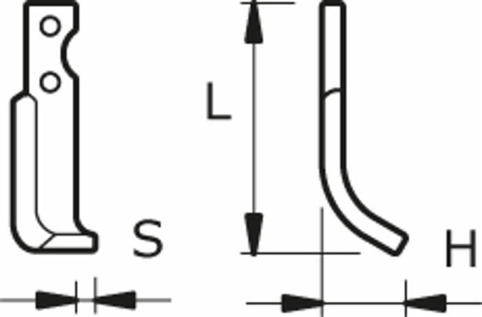 Zappa sx L 165,H 55,s 20,foro 9