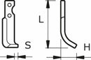 Zappa dx L 165,H 55,s 20,foro 9