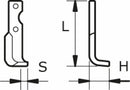Zappa sx L 170,H 55,s 18,foro 8,5