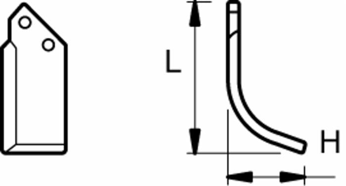 Zappa sx L 135,H 71,foro 10,5