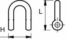 Grillo fissaggio per coltello h=48 l=65