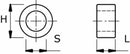 Boccola h=25 l=48,5