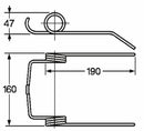 Dente mietitrebbia adattabile New Holland 435428 filo 5,5 confezione da 5 pezzi