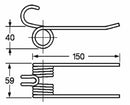 Dente Rotopressa Santini L 59 Filo 5 confezione da 5 pezzi
