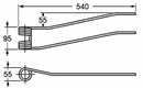 Dente giroandanatore dx adattabile a Sama Supermixer filo 8 confezione da 5 pezzi