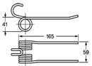 Dente pick-up adattabile Fort Morra e Wolagri filo 5,5 confezione da 5 pezzi