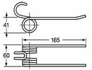 Dente pick-up adattabile Fort Santini Guima I,Mr,filo 5,5 confezione da 5 pezzi