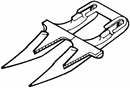 Dente doppio semifitto adattabile BCS 590.27624 Made in italy