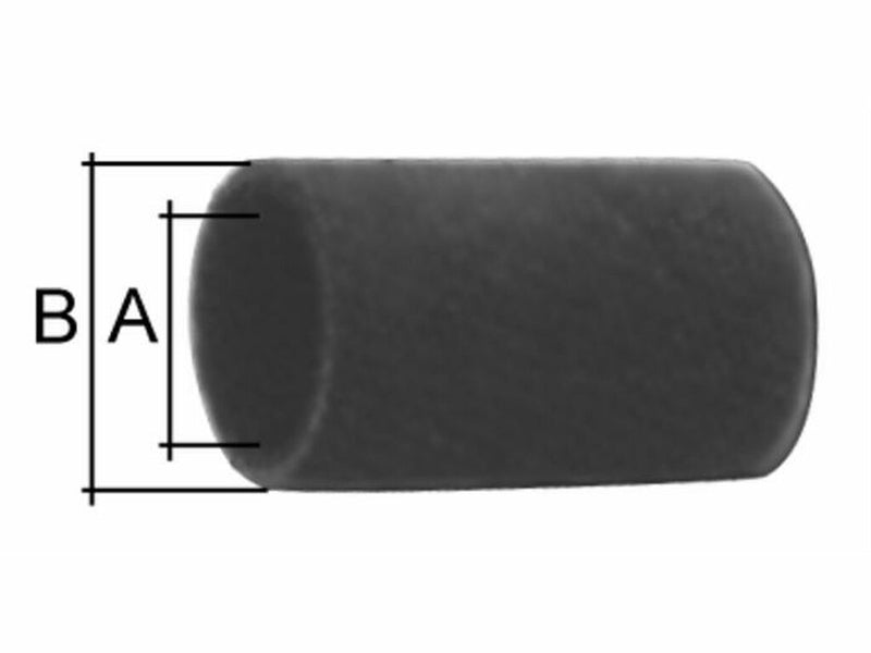 Tubo per radiatore in gomma ⌀ interno 38mm esterno 48mm lungo 1m Confezione da 1pz