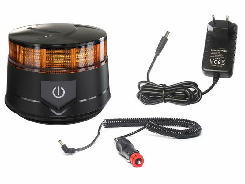 Lampeggiante magnetico LED a batteria 12-24V Confezione da 1pz