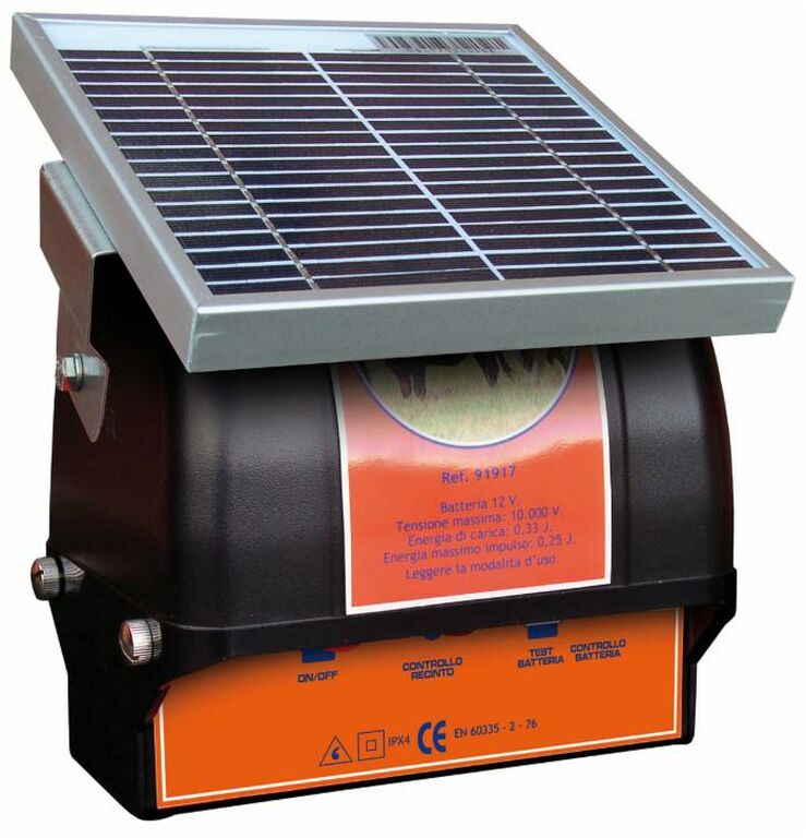 Elettrificatore Ranch Ama S250 a pannello solare Confezione da 1pz